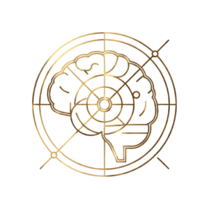 Human brain intersecting circular system architecture representing engineered stabilization