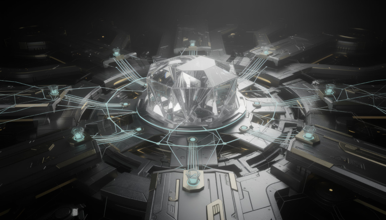 Decision Drift in Organizations. Abstract image illustrating the convergence of multiple elements into a unified decision framework.